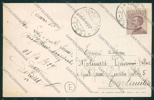 Alessandria Bistagno cartolina QK0633 – retro
