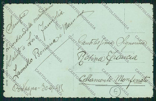 Alessandria Bistagno cartolina QK0635 – retro