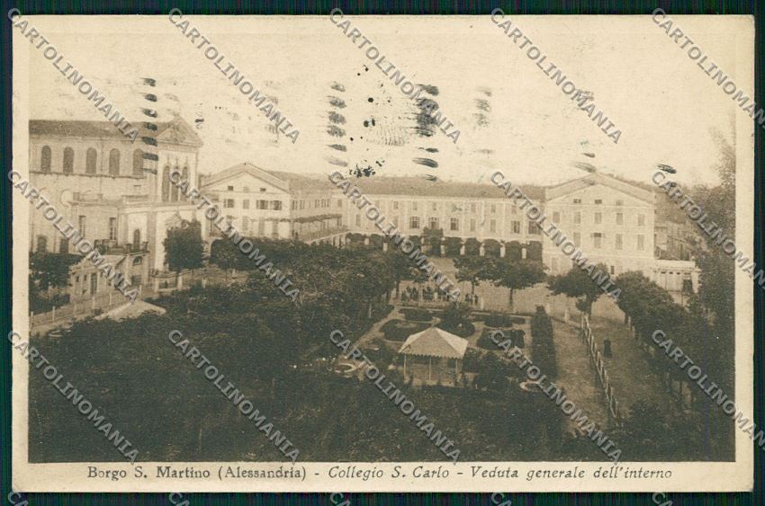 Alessandria Borgo San Martino cartolina QK0638 – fronte