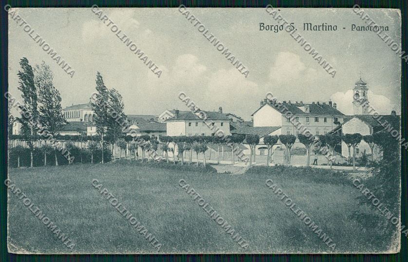 Alessandria Borgo San Martino cartolina QK0639 – fronte