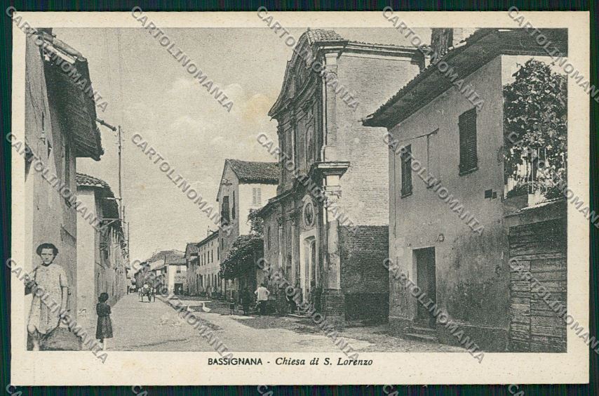 Alessandria Bassignana cartolina QK0641 – fronte