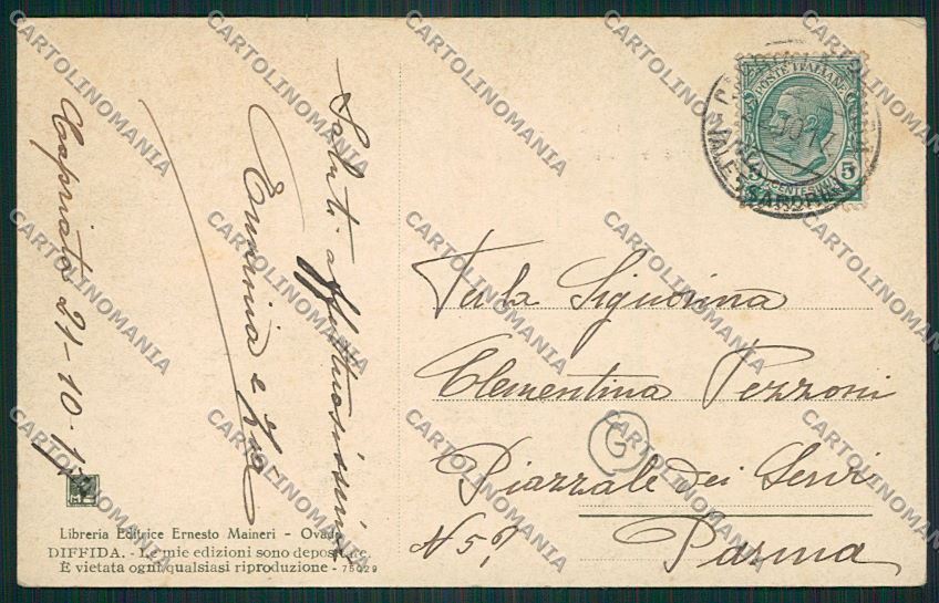 Alessandria Capriata D'Orba cartolina QK0646 – retro