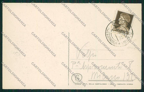 Alessandria Capriata D'Orba cartolina QK0647 – retro