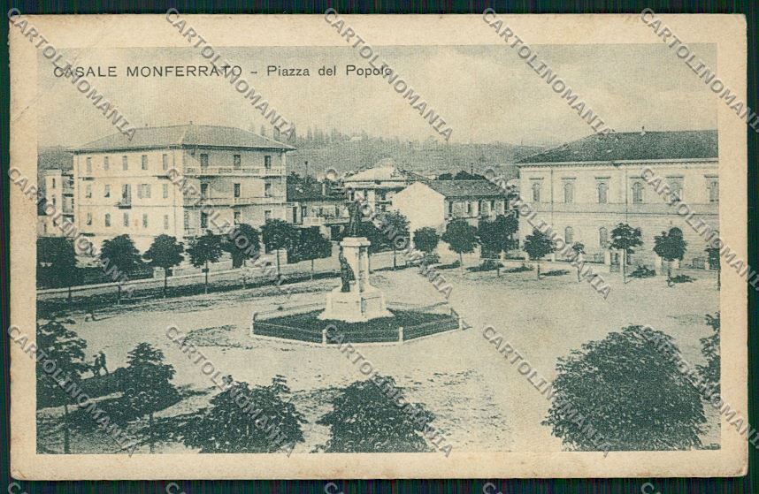 Alessandria Casale Monferrato PIEGA cartolina QK0659 – fronte
