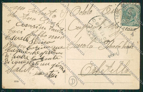 Alessandria Casale Monferrato PIEGA cartolina QK0659 – retro