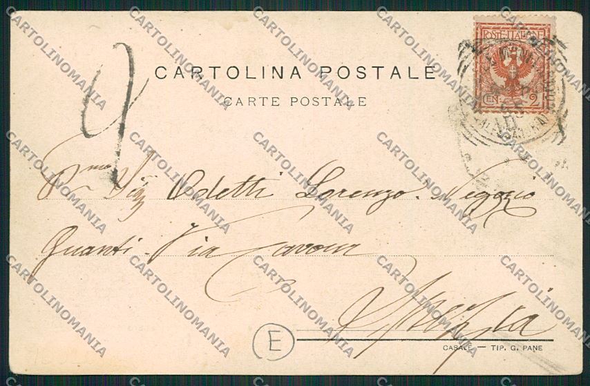 Alessandria Casale Monferrato cartolina QK0669 – retro