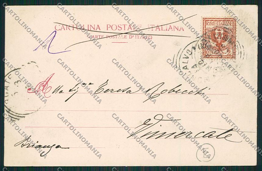 Alessandria Casale Monferrato cartolina QK0670 – retro