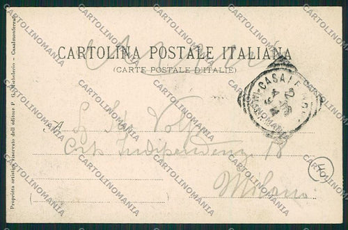 Alessandria Casale Monferrato cartolina QK0671 – retro