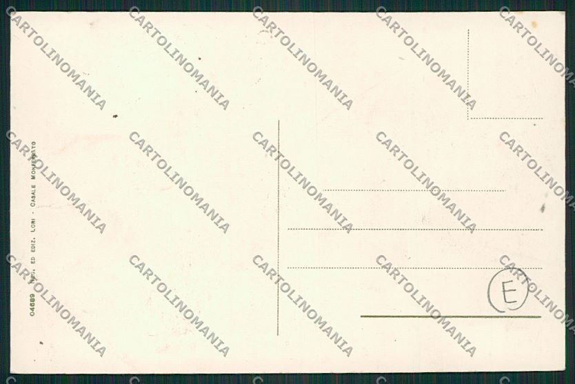 Alessandria Casale Monferrato cartolina QK0674 – retro
