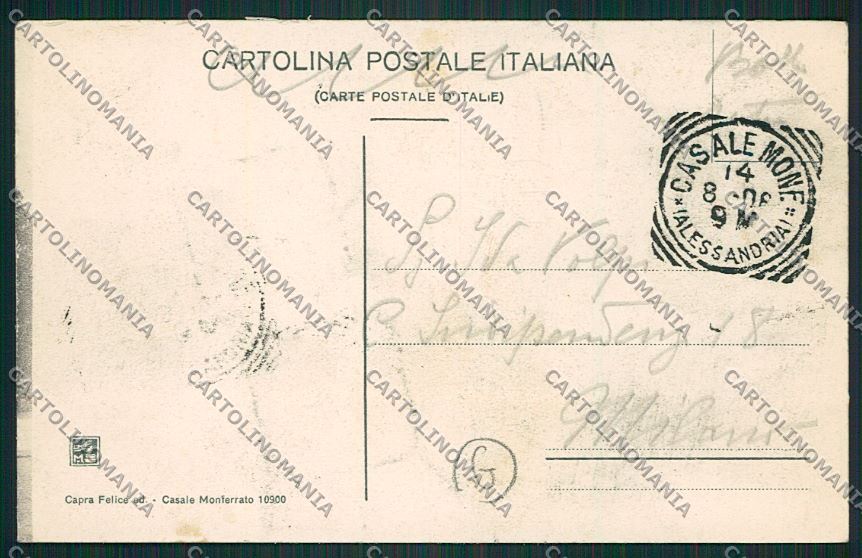 Alessandria Casale Monferrato cartolina QK0685 – retro