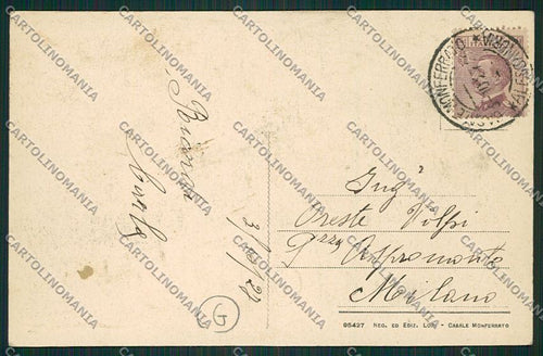 Alessandria Casale Monferrato cartolina QK0686 – retro