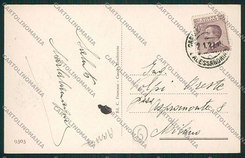 Alessandria Casale Monferrato ABRASA cartolina QK0687 – retro