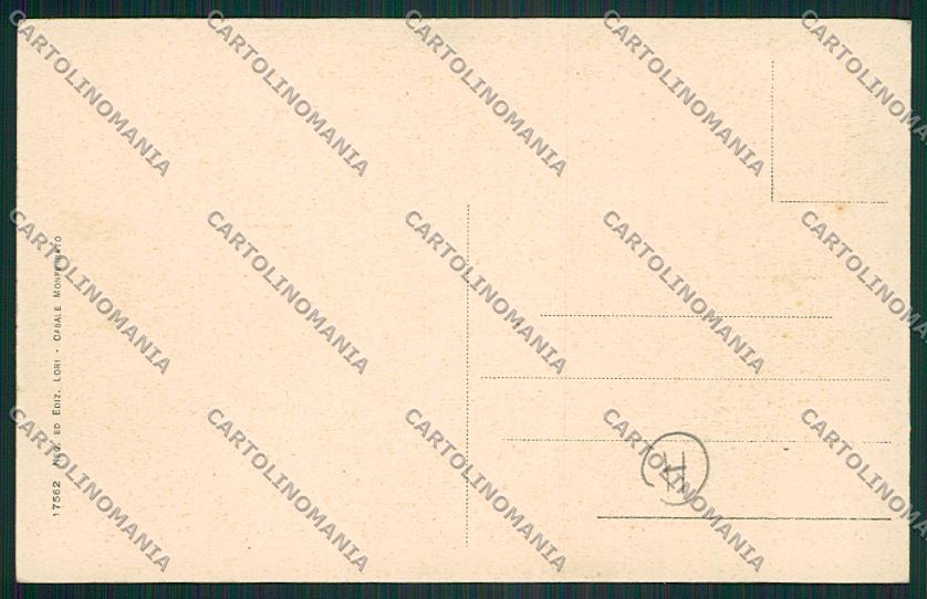 Alessandria Casale Monferrato Militari Artiglieria cartolina QK0698 – retro