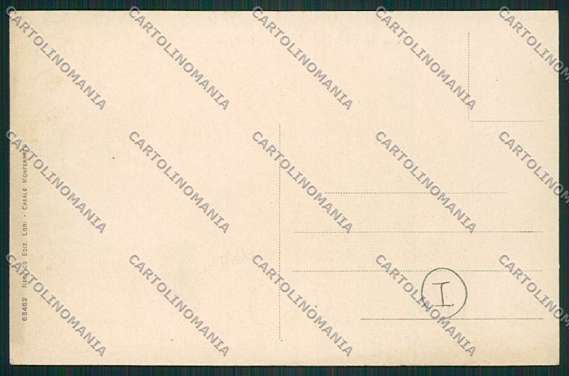 Alessandria Casale Monferrato cartolina QK0706 – retro