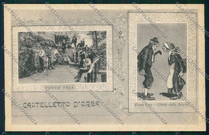 Alessandria Castelletto D'Orba cartolina QK0719 – fronte
