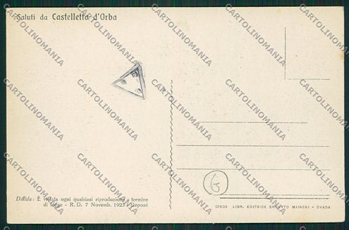 Alessandria Castelletto D'Orba cartolina QK0725 – retro