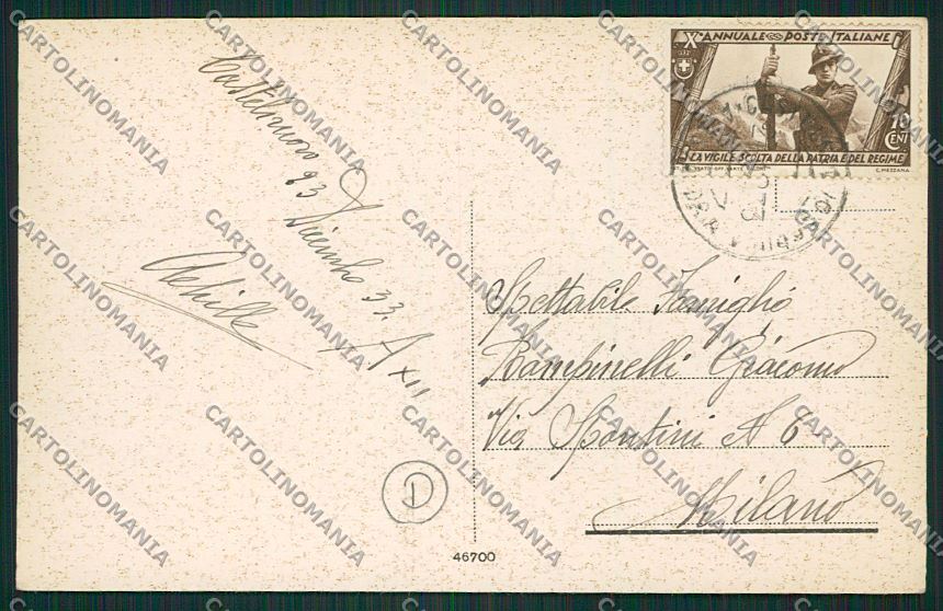 Alessandria Castelnuovo Scrivia cartolina QK0732 – retro