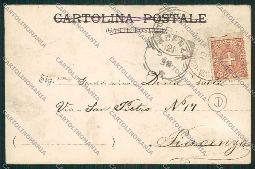 Alessandria Castelnuovo Scrivia cartolina QK0733 – retro