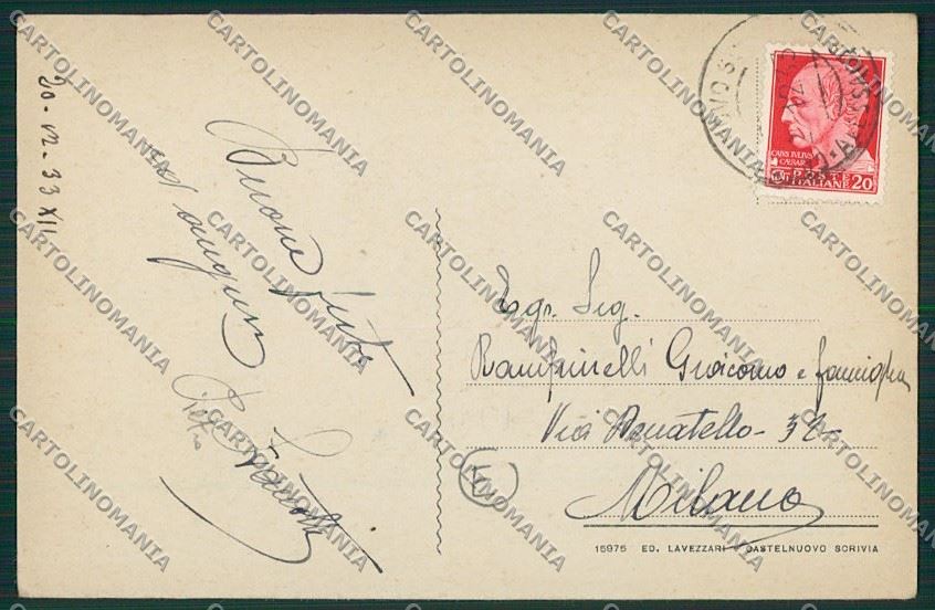 Alessandria Castelnuovo Scrivia cartolina QK0737 – retro