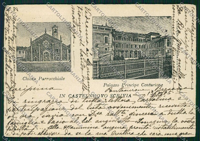 Alessandria Castelnuovo Scrivia STRAPPINO cartolina QK0740 – fronte