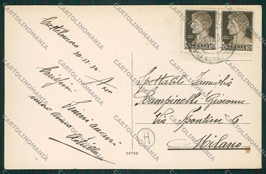 Alessandria Castelnuovo Scrivia cartolina QK0753 – retro