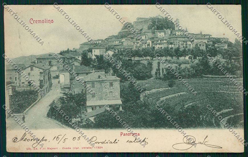 Alessandria Cremolino cartolina QK0763 – fronte