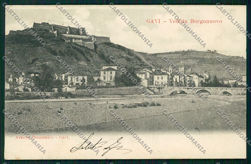 Alessandria Gavi cartolina QK0795 – fronte