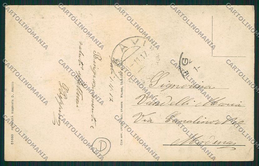 Alessandria Gavi cartolina QK0801 – retro