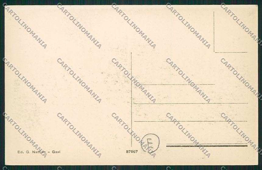 Alessandria Gavi cartolina QK0805 – retro