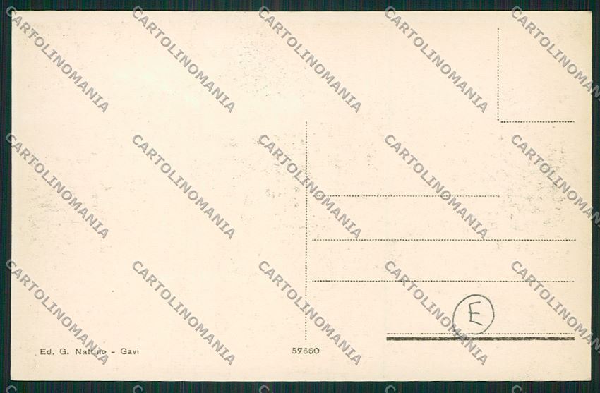 Alessandria Gavi cartolina QK0806 – retro