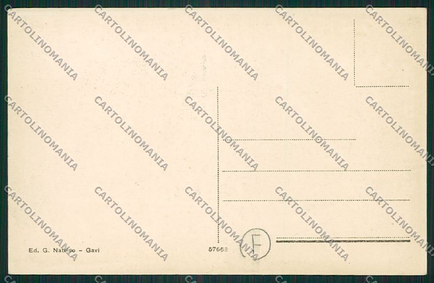 Alessandria Gavi cartolina QK0809 – retro
