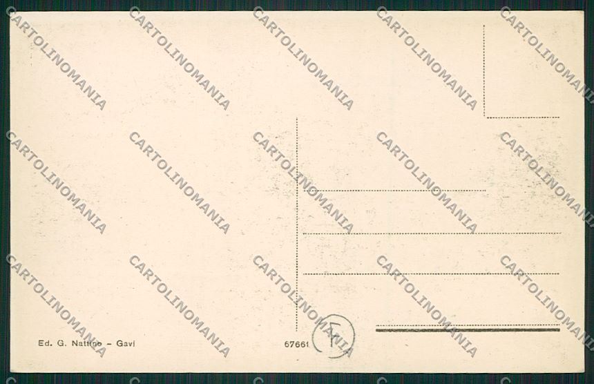 Alessandria Gavi cartolina QK0810 – retro