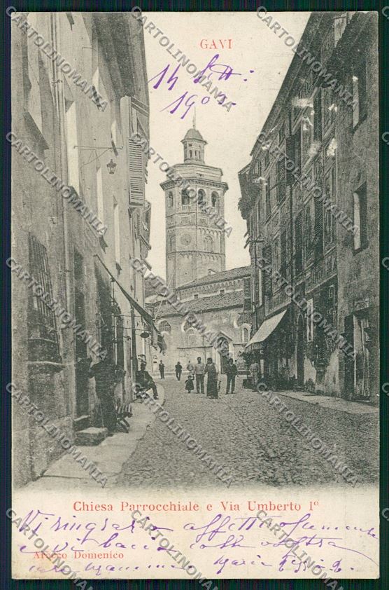 Alessandria Gavi cartolina QK0818 – fronte