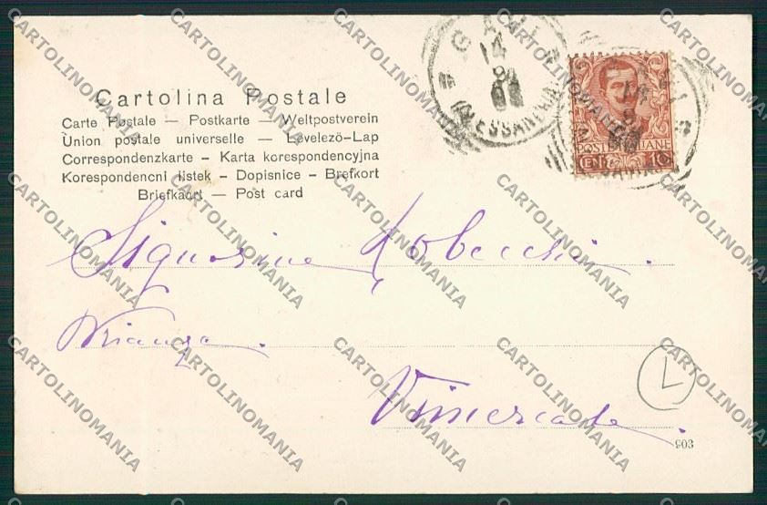 Alessandria Gavi cartolina QK0818 – retro