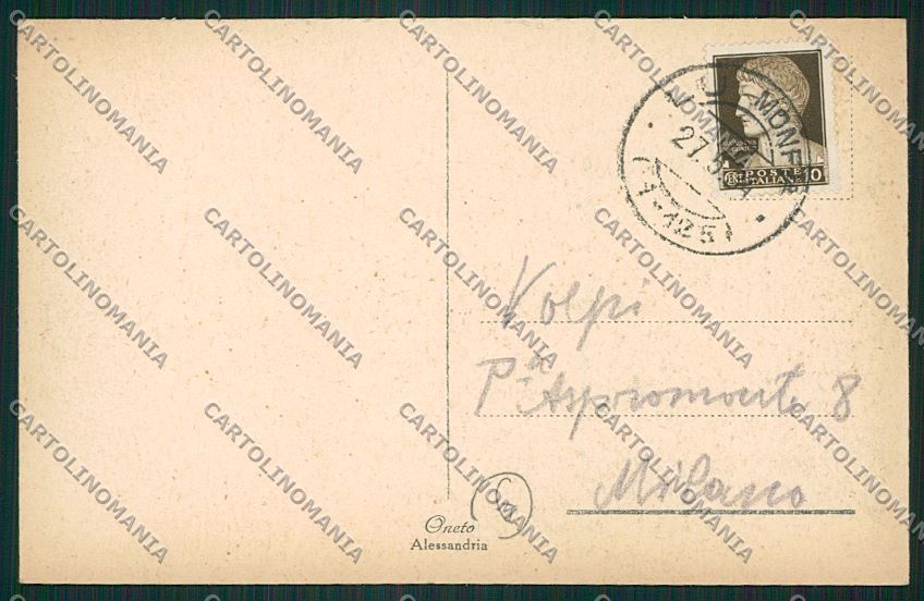 Alessandria Lu Monferrato cartolina QK0823 – retro