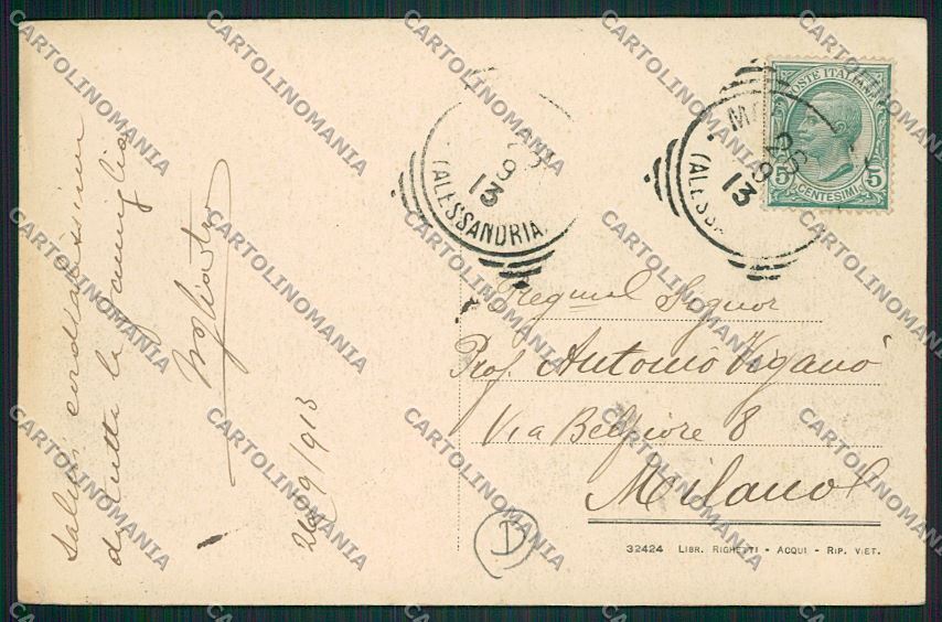 Alessandria Morsasco cartolina QK0833 – retro