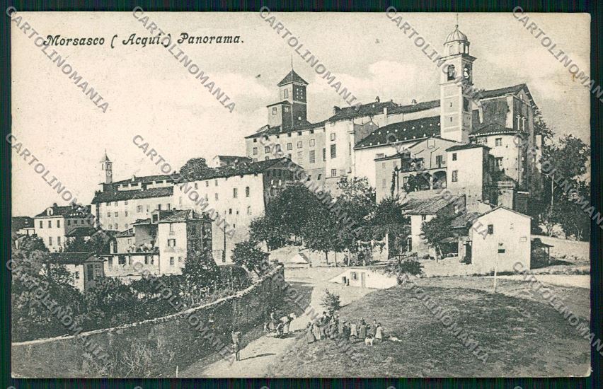 Alessandria Morsasco PIEGATA cartolina QK0834 – fronte