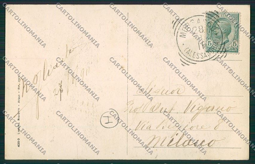Alessandria Morsasco Saluti da cartolina QK0836 – retro