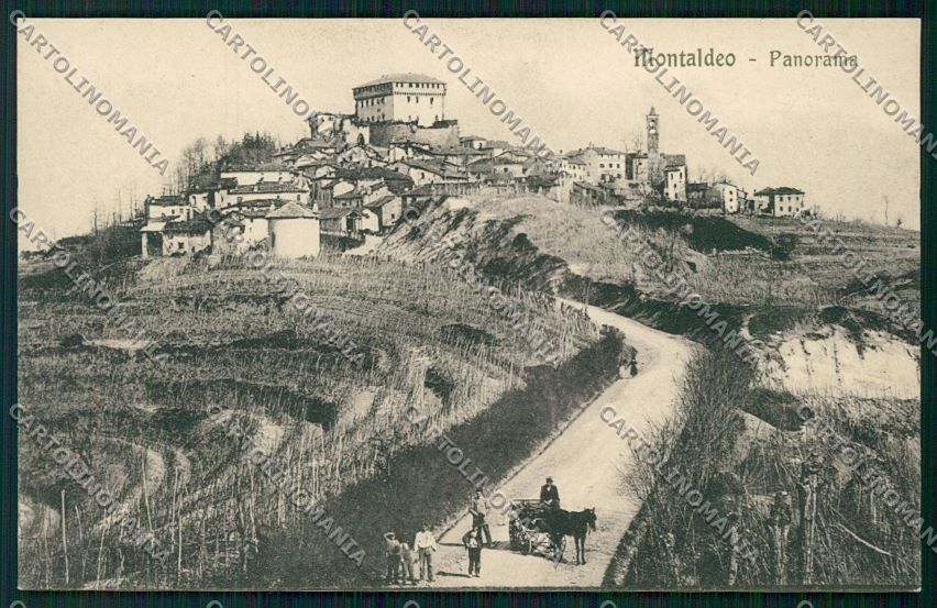 Alessandria Montaldeo cartolina QK0838 – fronte