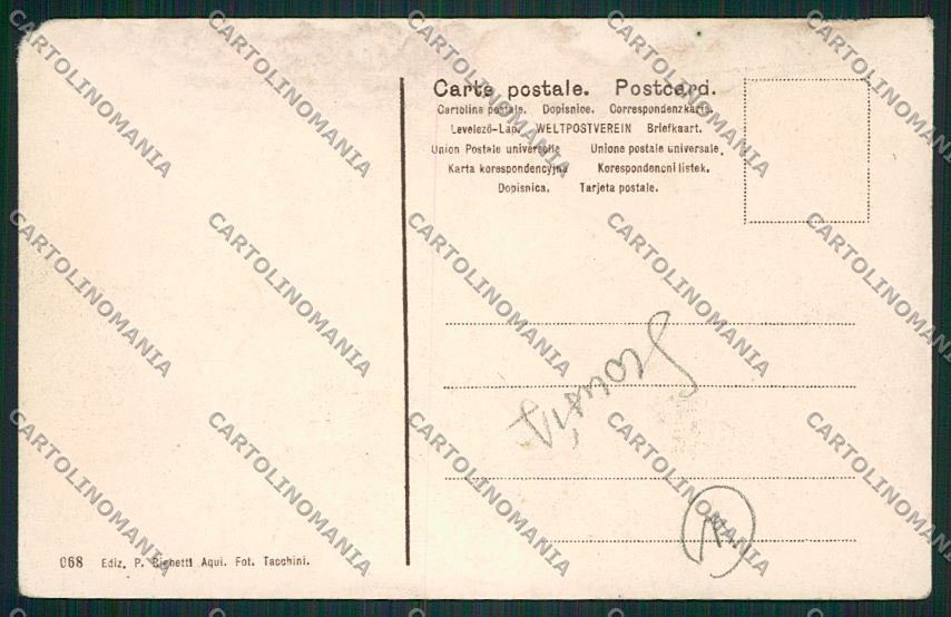 Alessandria Montaldo Bormida Mercato SCOLLATA cartolina QK0841 – retro