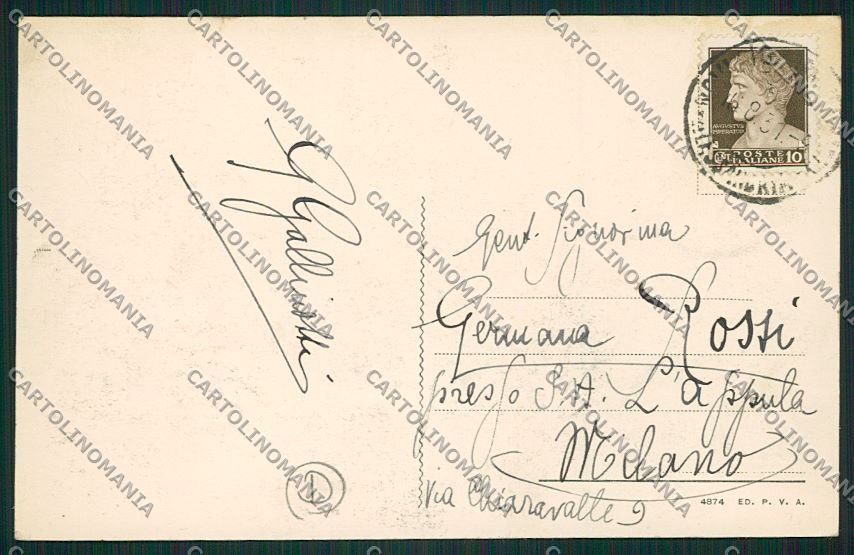 Alessandria Novi Ligure Stazione cartolina QK0852 – retro