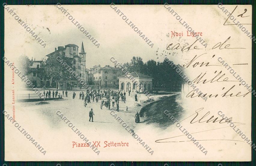 Alessandria Novi Ligure cartolina QK0856 – fronte