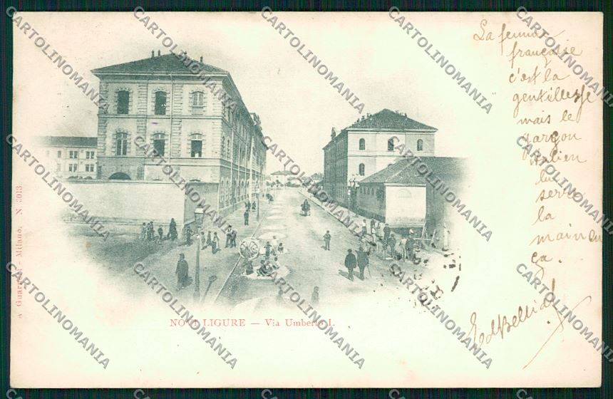 Alessandria Novi Ligure SCOLLATA cartolina QK0857 – fronte