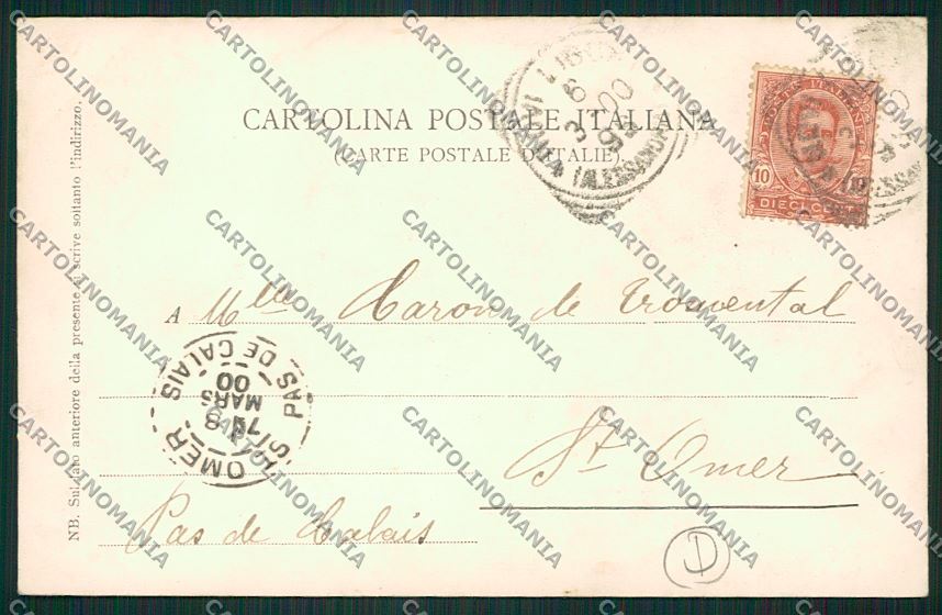 Alessandria Novi Ligure SCOLLATA cartolina QK0857 – retro