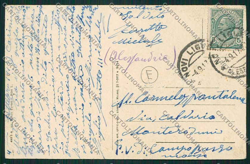 Alessandria Novi Ligure cartolina QK0862 – retro