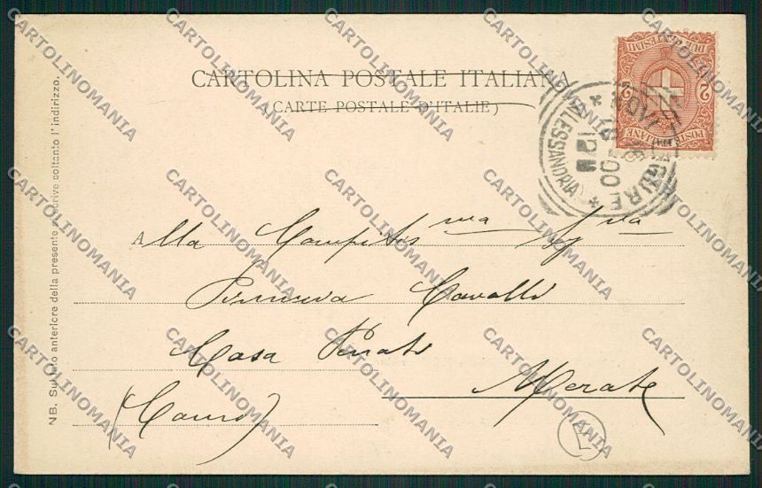 Alessandria Novi Ligure cartolina QK0868 – retro