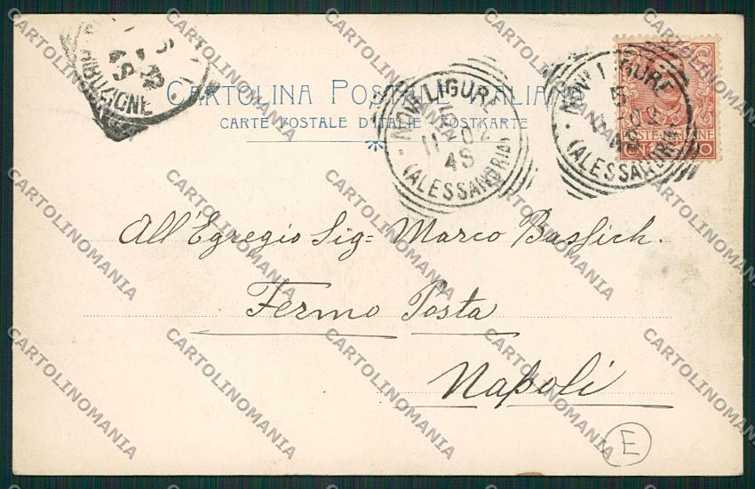 Alessandria Novi Ligure cartolina QK0869 – retro