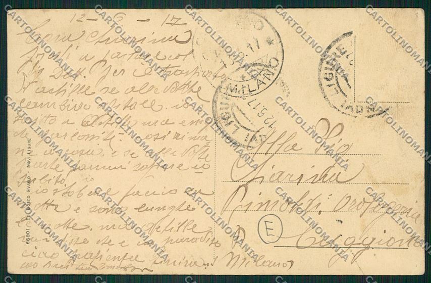 Alessandria Novi Ligure cartolina QK0873 – retro