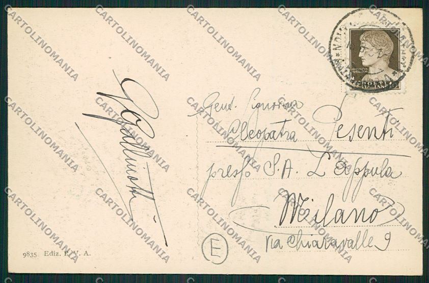 Alessandria Novi Ligure Chiaro di luna cartolina QK0878 – retro