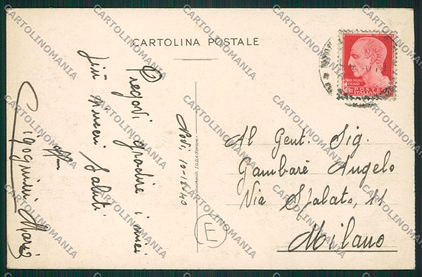 Alessandria Novi Ligure Stazione cartolina QK0881 – retro